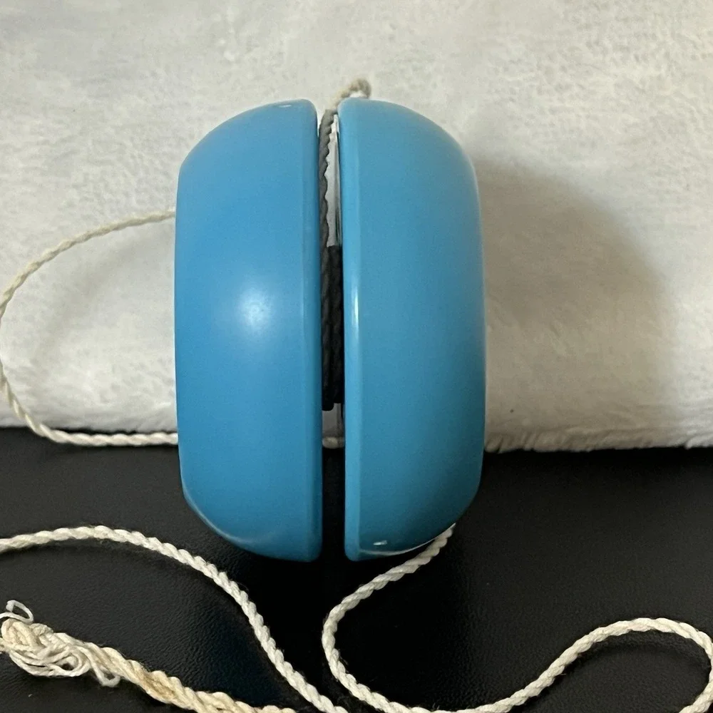 RARE Vintage Bonanza Steakhouse Restaurant Advertising YO-YO Yo Yo Blue Plastic